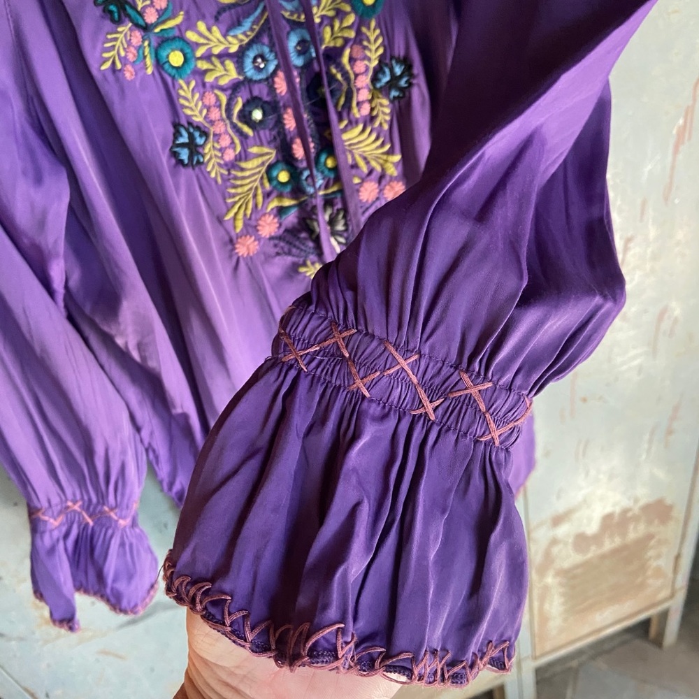 Double D Ranch Embroidered Tunic 💜 - Picture 6 of 7